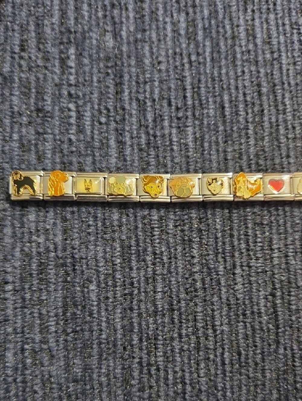 Italian Charm Bracelet Dog Bracelet New - Picture 3 of 5
